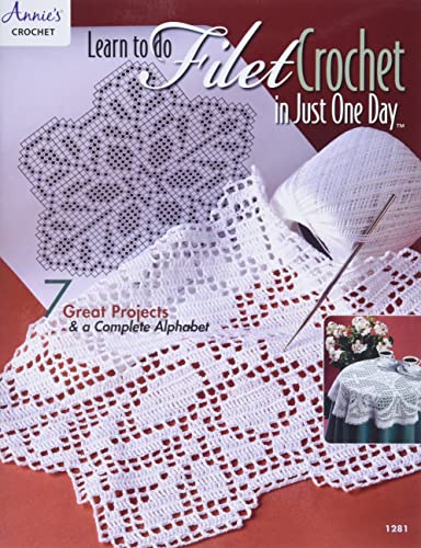 Beispielbild fr Learn to Do Filet Crochet in Just One Day zum Verkauf von Better World Books