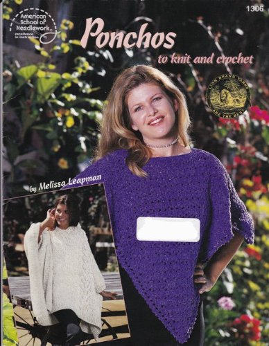 Beispielbild fr Ponchos to Knit and Crochet zum Verkauf von HPB-Red