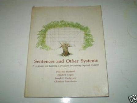 Imagen de archivo de Sentences and Other Systems a la venta por Ken's Book Haven