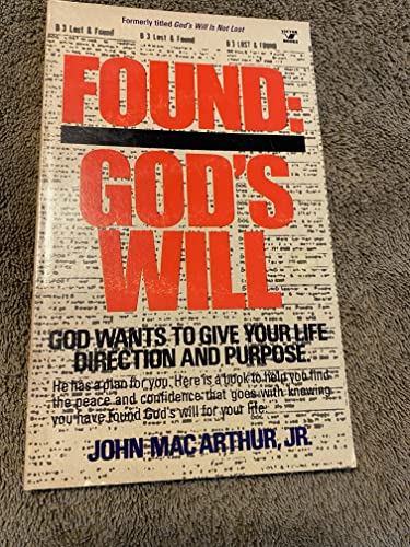 9780882075037: Found God's Will