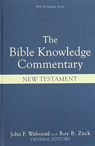 9780882078120: Bible Knowledge Commentary: New Testament