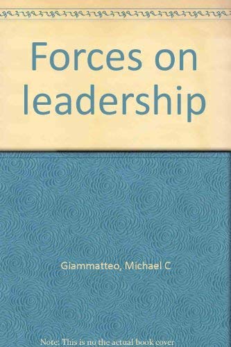 Beispielbild fr Forces on leadership zum Verkauf von Wonder Book