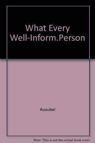 Beispielbild fr What Every Well-Informed Person Should Know about Drug Addiction zum Verkauf von Better World Books