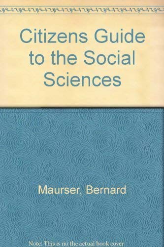 Stock image for Citizens Guide to the Social Sciences for sale by HPB-Red