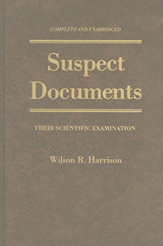 9780882297590: Suspect Documents: Their Scientific Examination