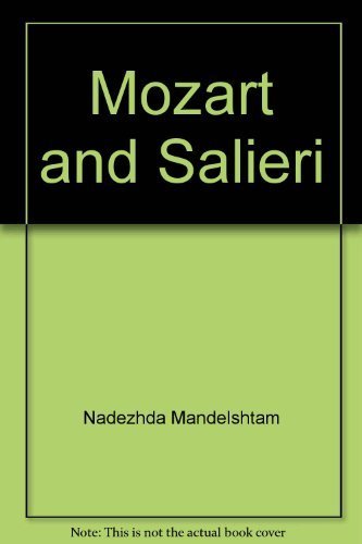 Stock image for Mozart and Salieri [Jan 01, 1991] Mandelshtam, Nadezhda for sale by Book Trader Cafe, LLC