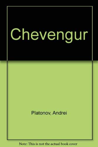 Stock image for Chevengur for sale by Salish Sea Books