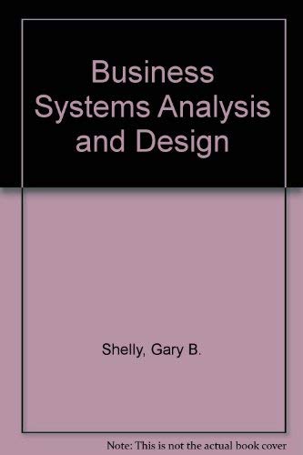 Stock image for Business Systems Analysis and Design for sale by Better World Books