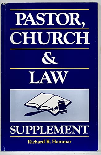 Stock image for Pastor, Church and Law Supplement for sale by ThriftBooks-Atlanta