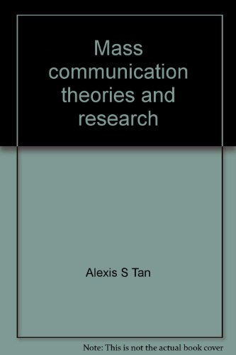 Stock image for Mass Communication Theories and Research for sale by Better World Books