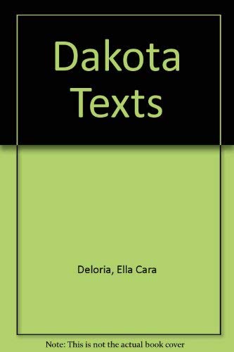 Stock image for Dakota Texts (English and Dakota Edition) for sale by Cambridge Books