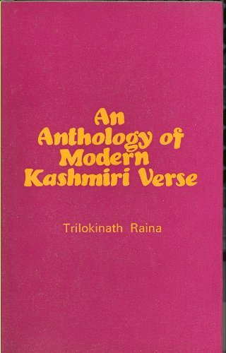 Stock image for An Anthology of Modern Kashmiri Verse 1930-1960 for sale by ThriftBooks-Dallas