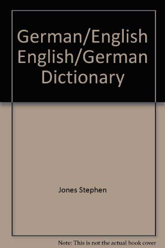 German/English English/German Dictionary - Jones, Stephen