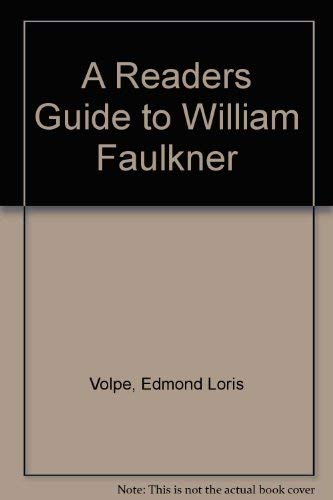 9780882549668: A Readers Guide to William Faulkner