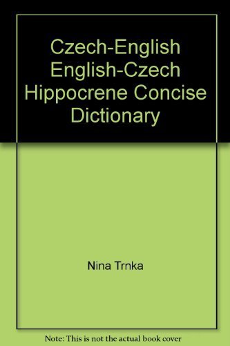 Beispielbild fr Concise Czech-English, English-Czech Dictionary zum Verkauf von Better World Books