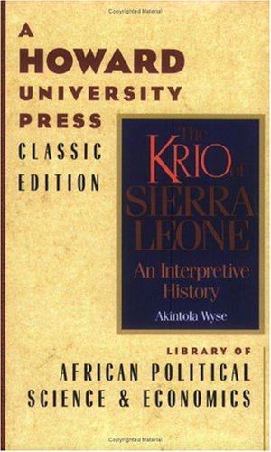 9780882581620: The Krio of Sierra Leone: An Interpretive History