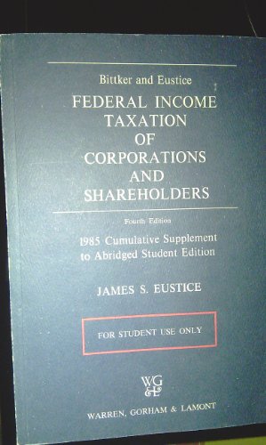 Beispielbild fr Federal income taxation of corporations and shareholders (WG&L tax series) zum Verkauf von HPB-Red