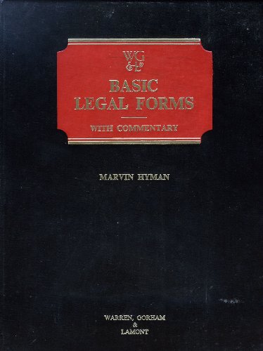 Beispielbild fr Basic Legal Forms: With Commentary zum Verkauf von Wonder Book