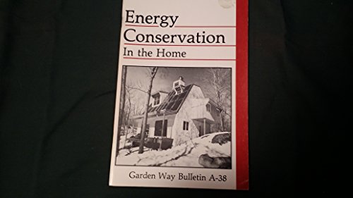 Imagen de archivo de A38 Energy Conservation in the a la venta por Wonder Book