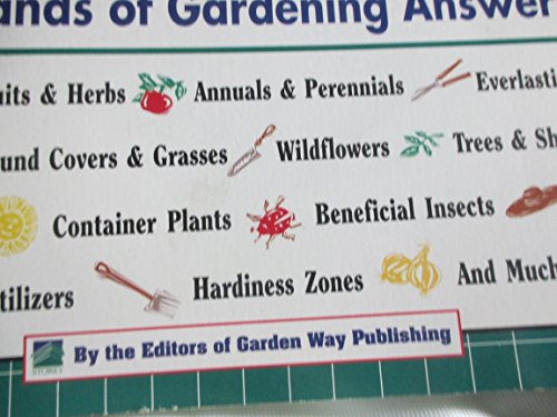 Imagen de archivo de Just the Facts!: Dozens of Garden Charts, Thousands Of Gardening Answers a la venta por HPB Inc.