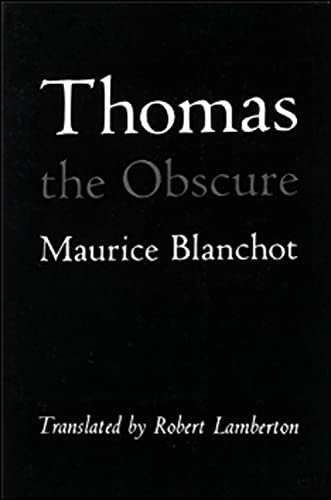 Beispielbild für Thomas the Obscure zum Verkauf von WorldofBooks