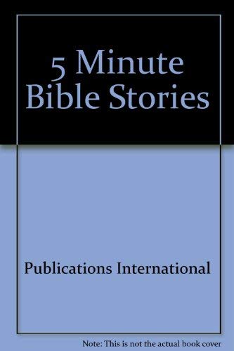 9780882713489: 5 Minute Bible Stories