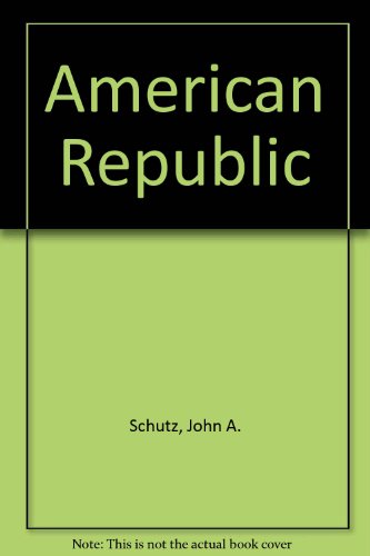 Stock image for American Republic for sale by HPB-Red