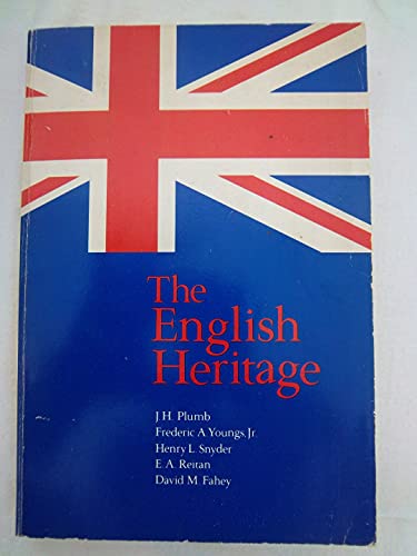 Imagen de archivo de The English Heritage a la venta por Better World Books