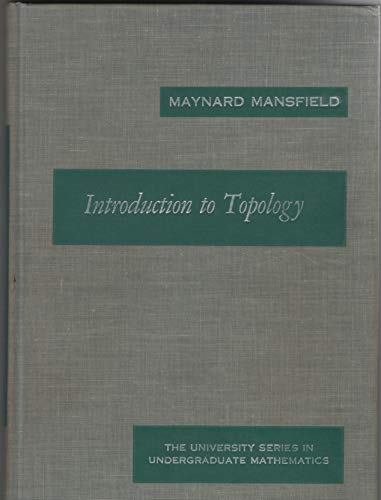 Imagen de archivo de Introduction to Topology a la venta por George Cross Books