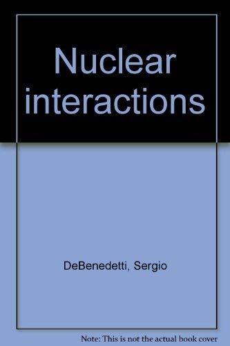 Imagen de archivo de Nuclear interactions a la venta por Zubal-Books, Since 1961