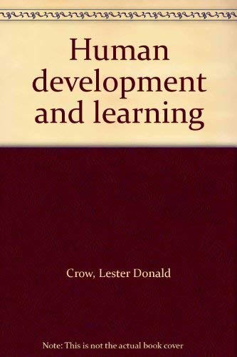 Beispielbild fr Human Development and Learning zum Verkauf von Better World Books