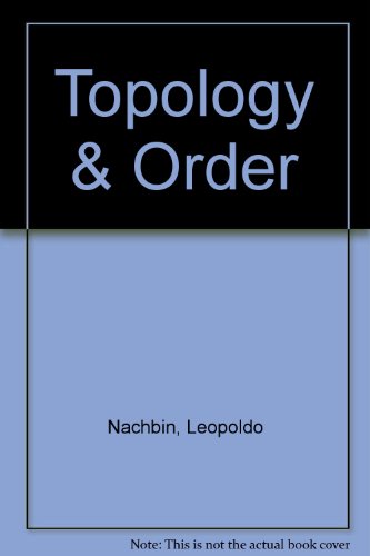 9780882753874: Topology & Order