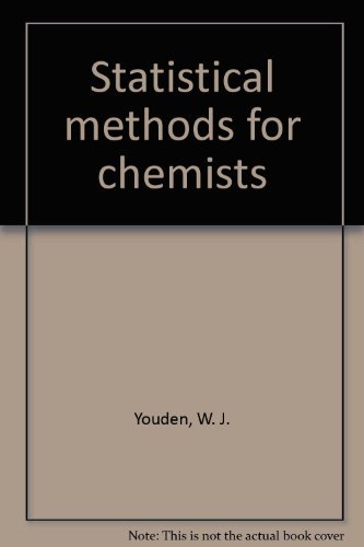 9780882755090: Statistical methods for chemists