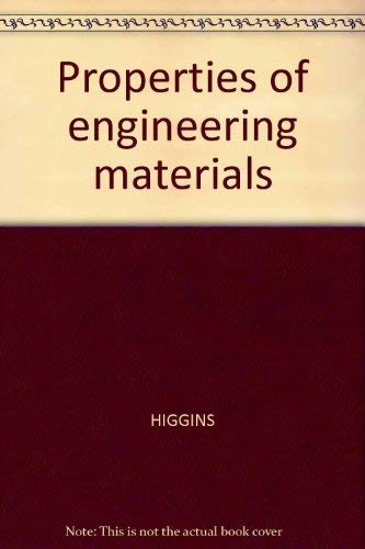 9780882755755: Properties of engineering materials