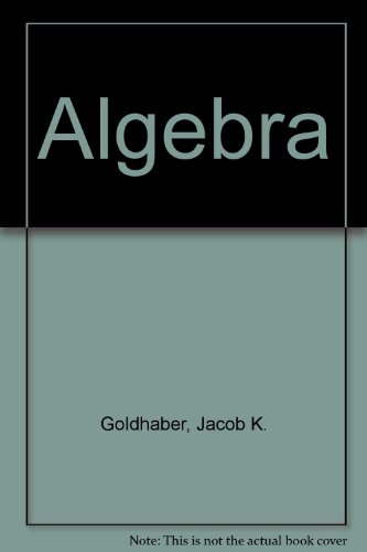 Imagen de archivo de Algebra a la venta por HPB-Red