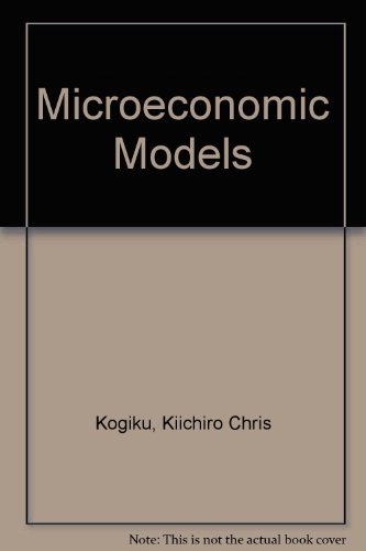 9780882757810: Microeconomic Models