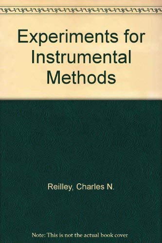 Imagen de archivo de Experiments for Instrumental Methods: A Laboratory Manual a la venta por Librera Prez Galds