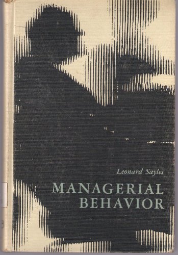 9780882758541: Managerial Behavior: Administration in Complex Organizations