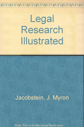 9780882770482: Legal Research Illustrated
