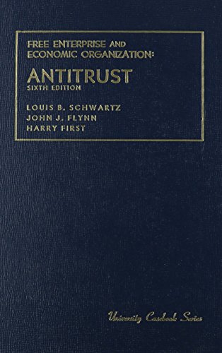 Imagen de archivo de Free Enterprise and Economic Organization: Antitrust (University Casebook Series) a la venta por SecondSale