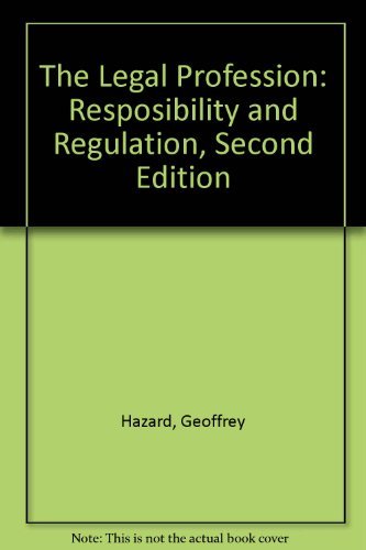 Stock image for The Legal Profession: Responsibility and Regulation for sale by 2Vbooks