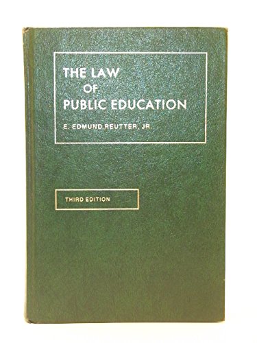 Beispielbild fr The Law of Public Education zum Verkauf von Better World Books