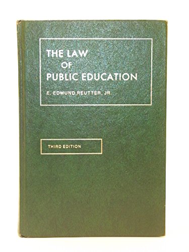 Imagen de archivo de The Law of Public Education a la venta por Better World Books