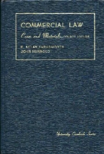 Imagen de archivo de Cases and materials on commercial law (University casebook series) a la venta por ThriftBooks-Dallas
