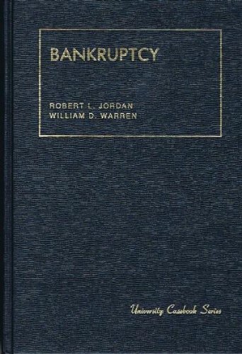 Imagen de archivo de Bankruptcy (University Casebook Series) a la venta por dsmbooks