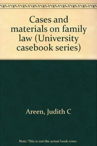 Stock image for Cases and materials on family law (University casebook series) for sale by HPB-Red