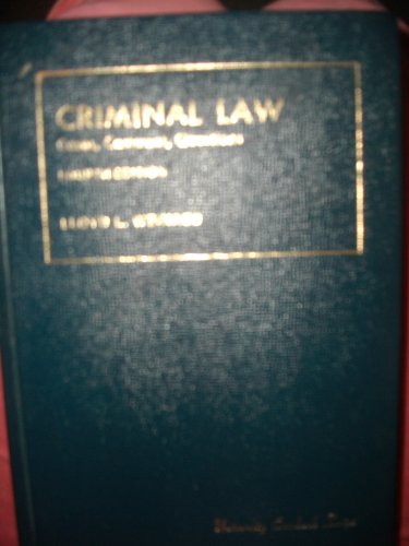 Stock image for Criminal Law: Cases, Comments, Questions (University Casebook Series) for sale by Alien Bindings