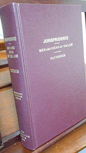 Jurisprudence: Men and Ideas of the Law (9780882773629) by Edwin W. Patterson