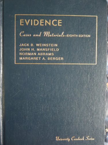 9780882776392: Cases and Materials on Evidence