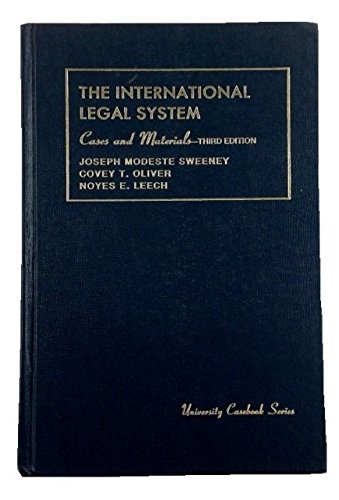 9780882776552: Cases and Materials on the International Legal System (University Casebook Series)